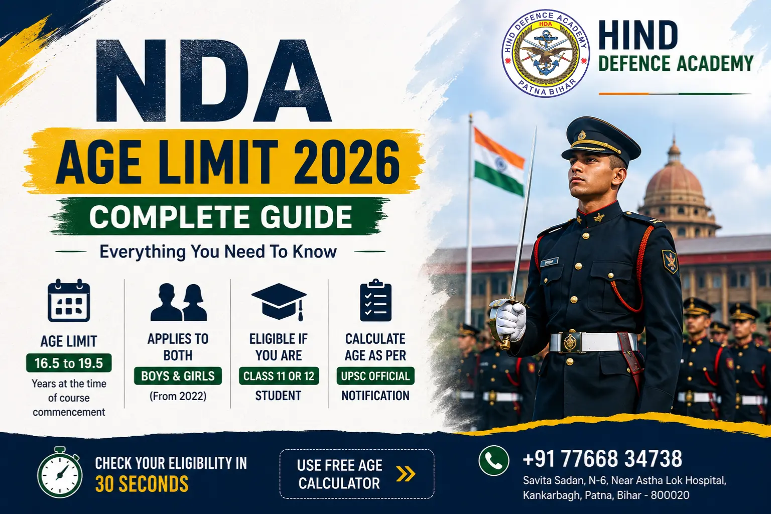 NDA Age Limit 2026