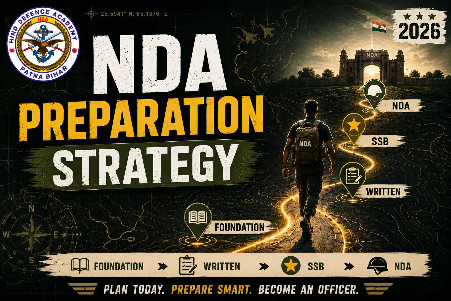 NDA Preparation Strategy 2026 Step-By-Step Plan